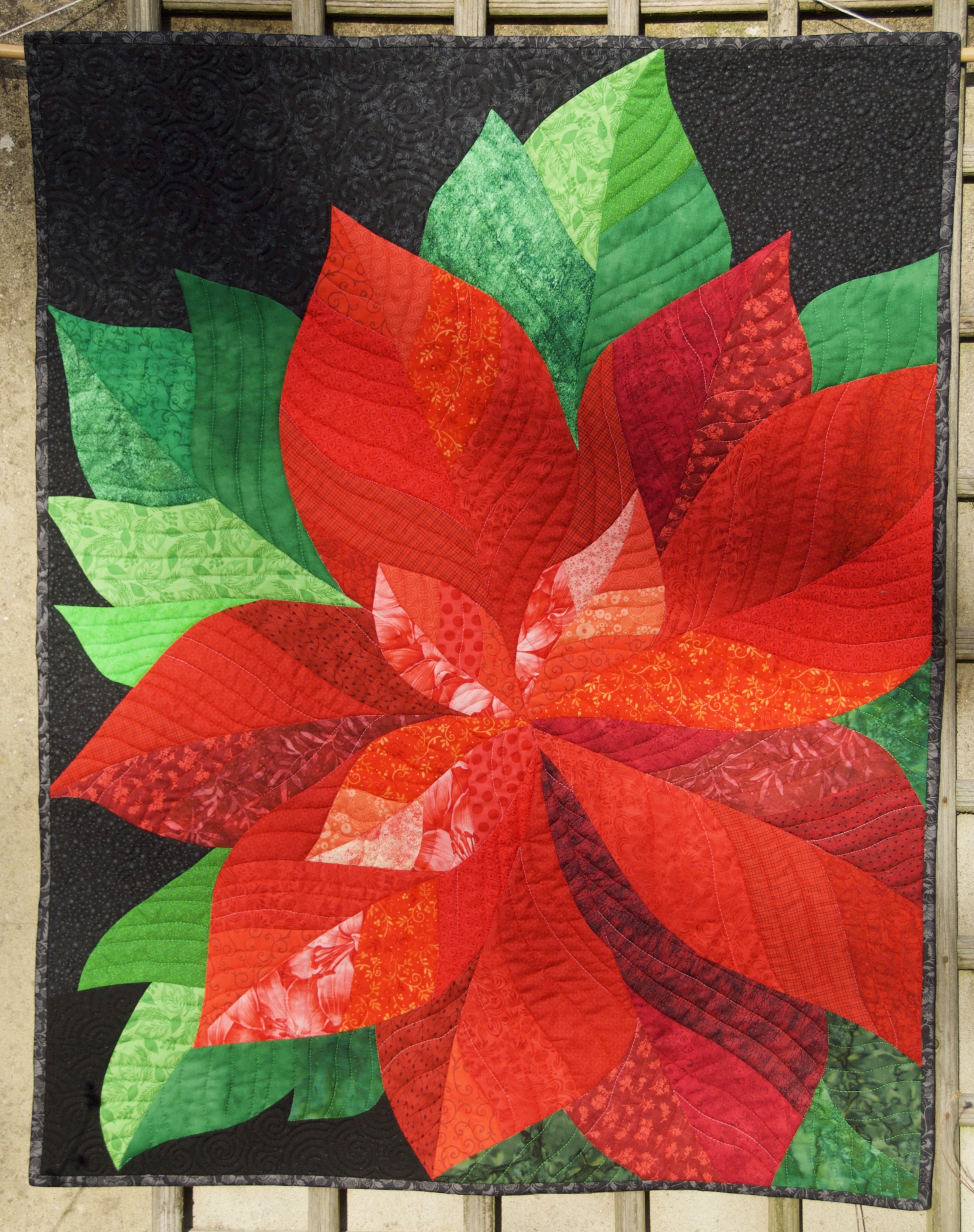 Poinsettia quilt